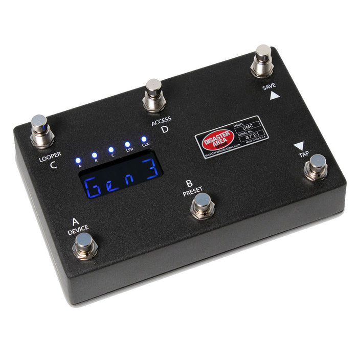 Disaster Area Designs DMC-6 Gen3 MIDI Foot Controller | Vision Guitar