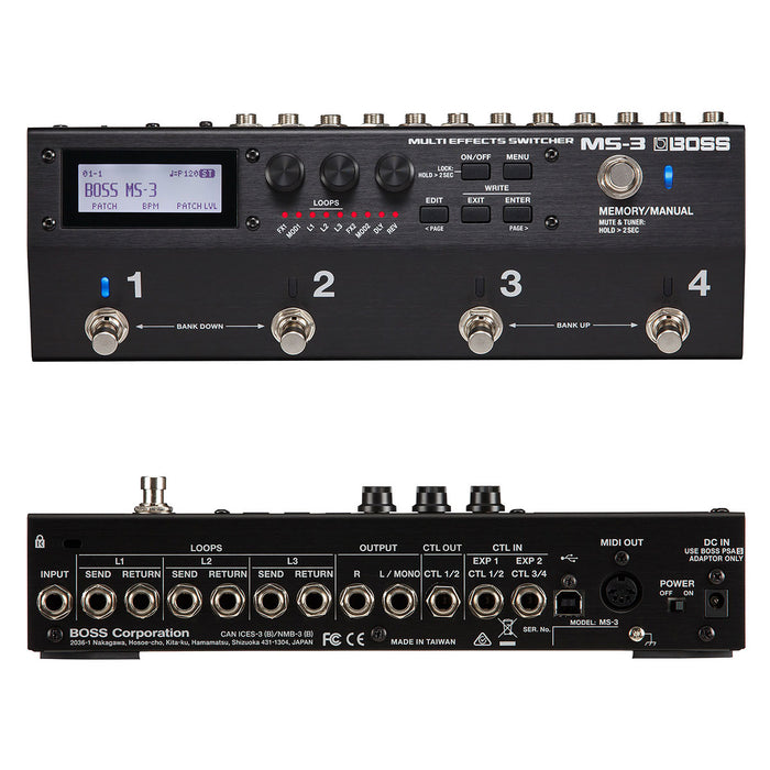 ギター BOSS/MS-3 Multi Effects Switcher Boss MS-3 Multi Effects