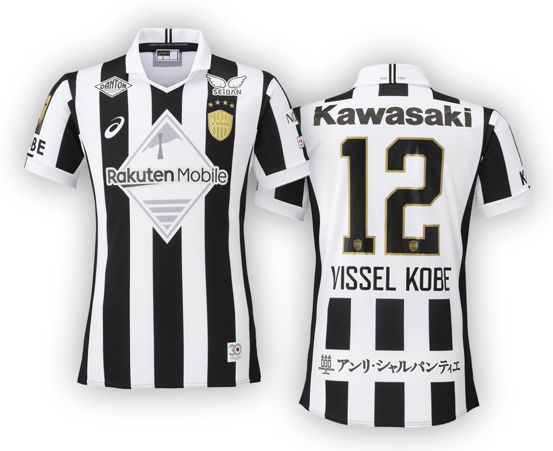 ヴィッセル神戸30周年記念ユニフォーム12番XLサイズ ASICS ヴィッセル