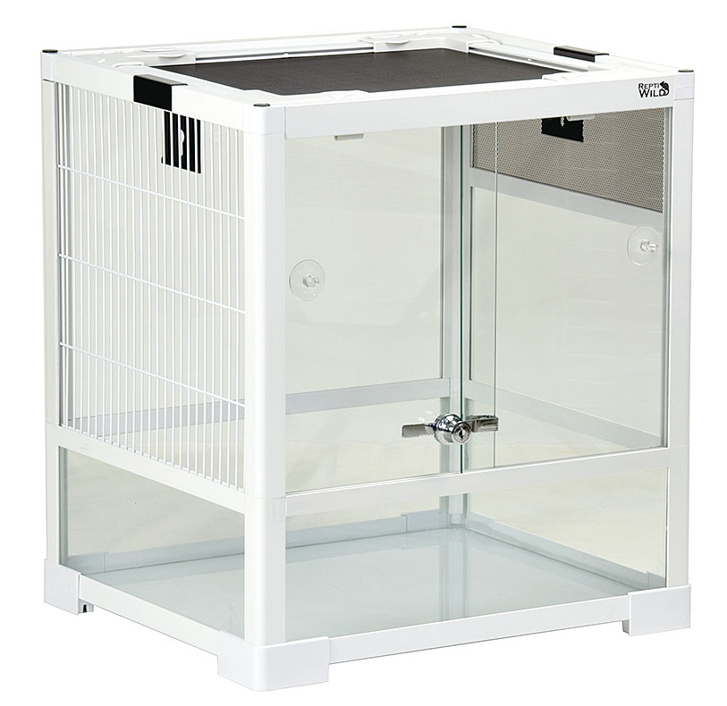ゆ*コ様 REPTI WILD パンテオン 中型 ガラス飼育ケージ メッシュ通気
