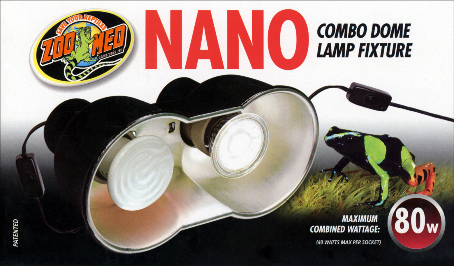 ZOOMED ランプソケット ダブルドーム型 ミニ 爬虫類 ライト 照明