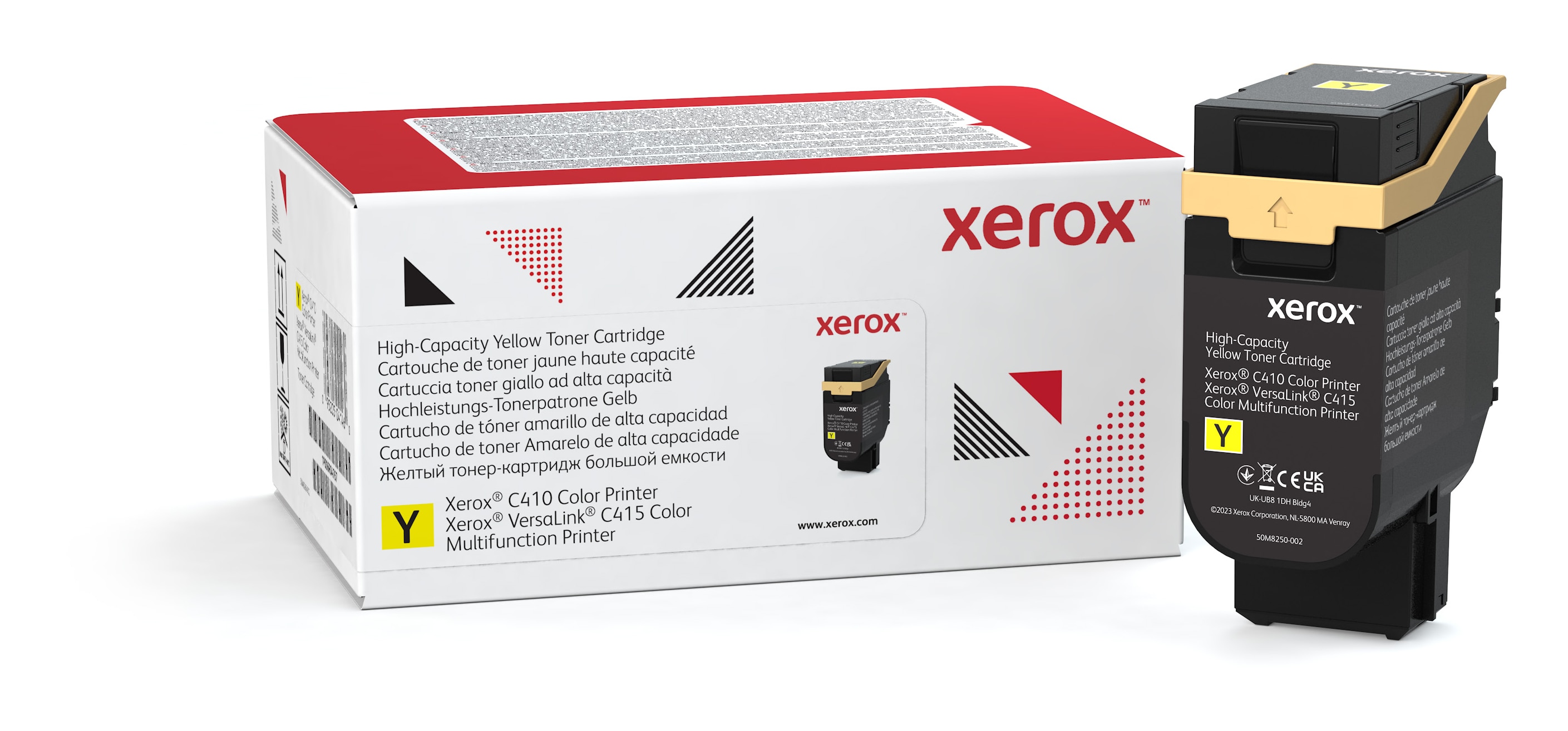 Genuine Xerox Yellow High Capacity Toner Cartridge For The Xerox