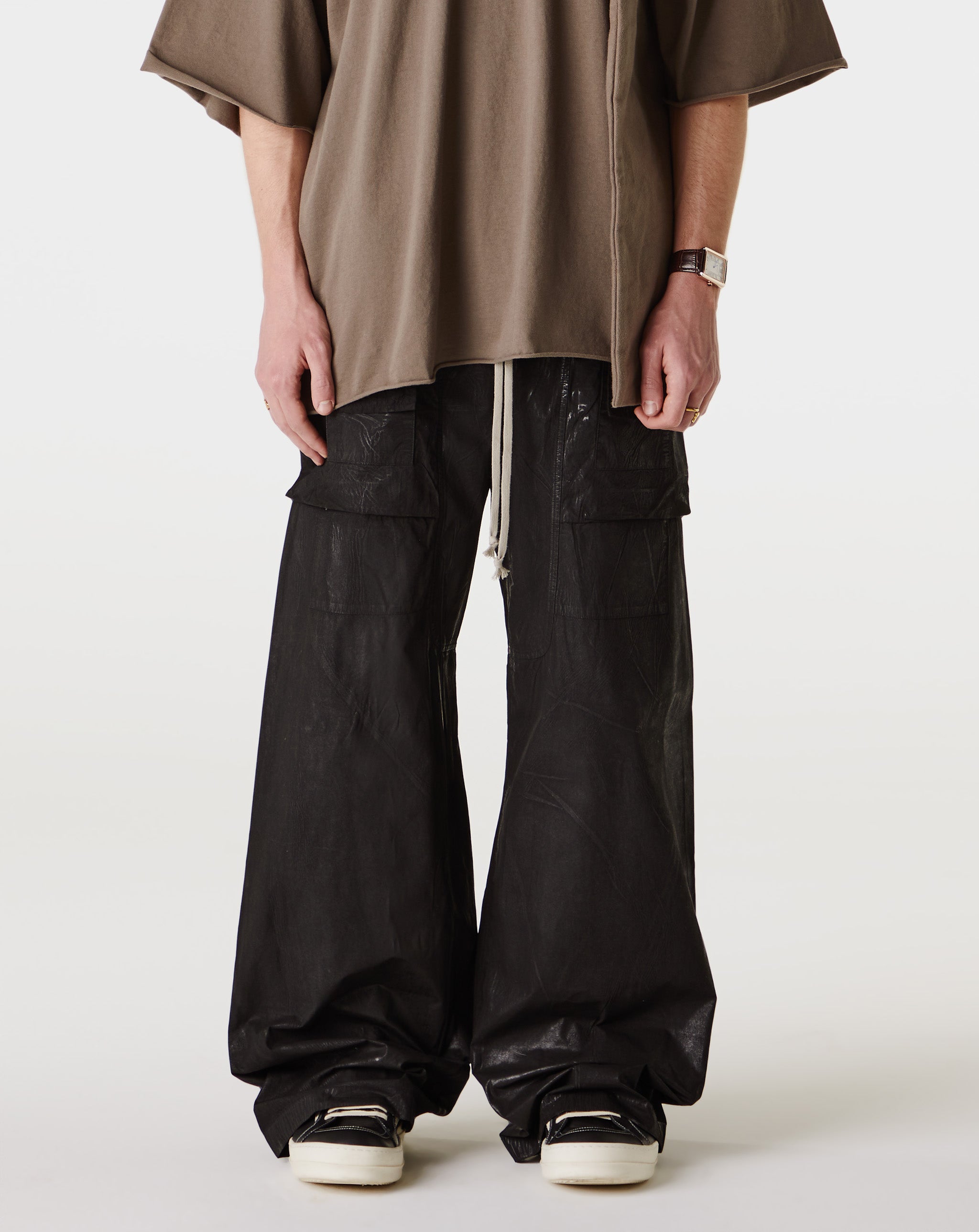 H*読様 Rick OWENS 16SS ANTHEM CARGO CROPPE