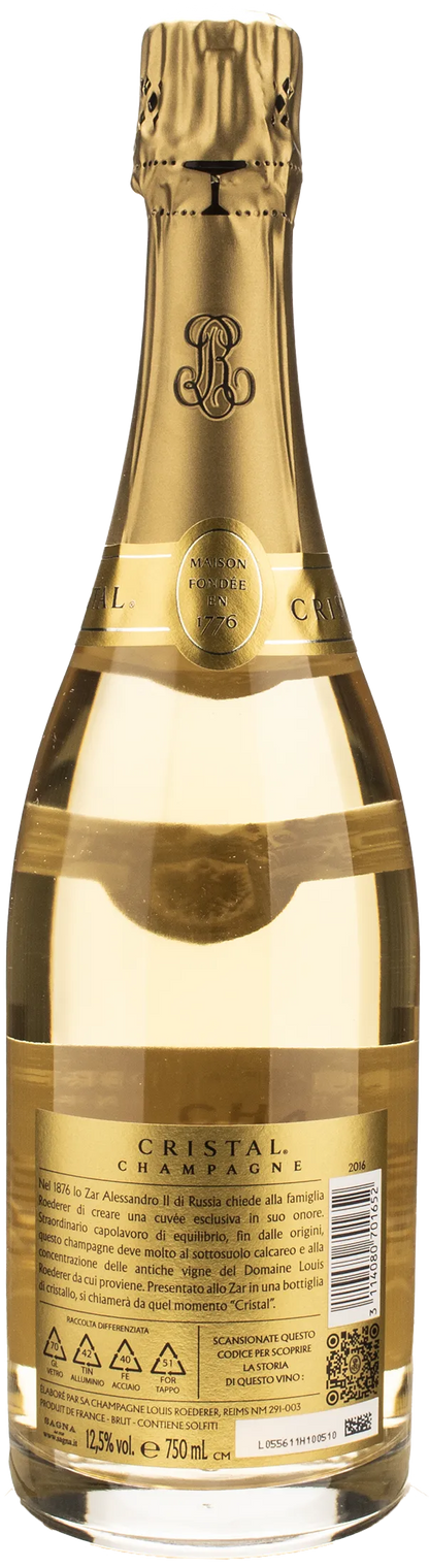 Louis Roederer Champagne Cristal 2016 | XtraWine
