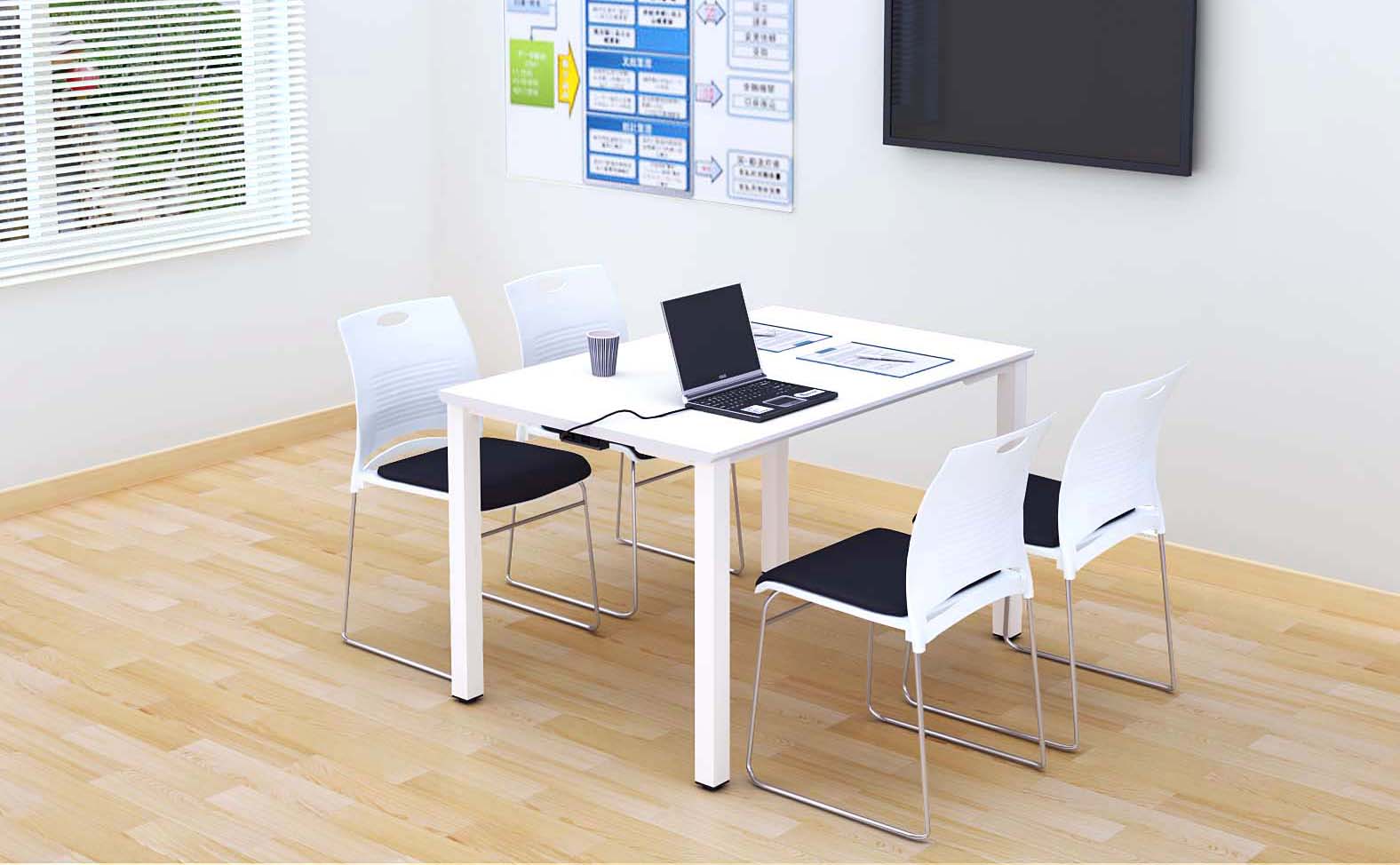 会議用テーブル ミーティングテーブル オフィステーブル 幅1200×奥行