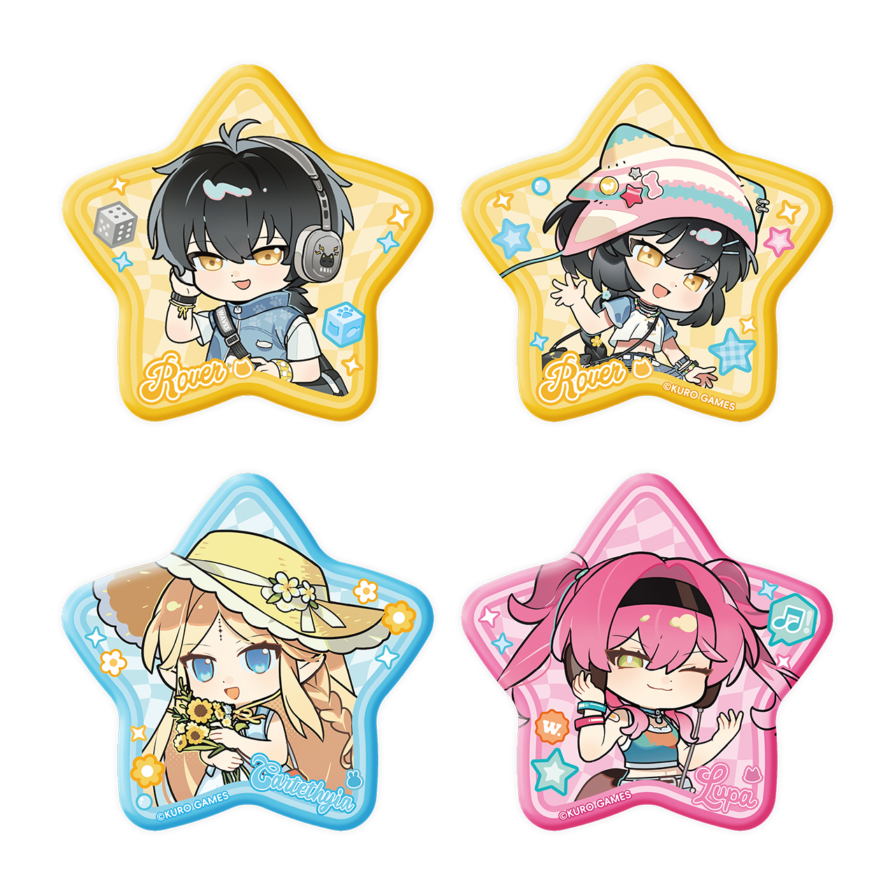 鳴潮 心域エコー シリーズフォルメ・ダイカット缶バッジ - Yogoods