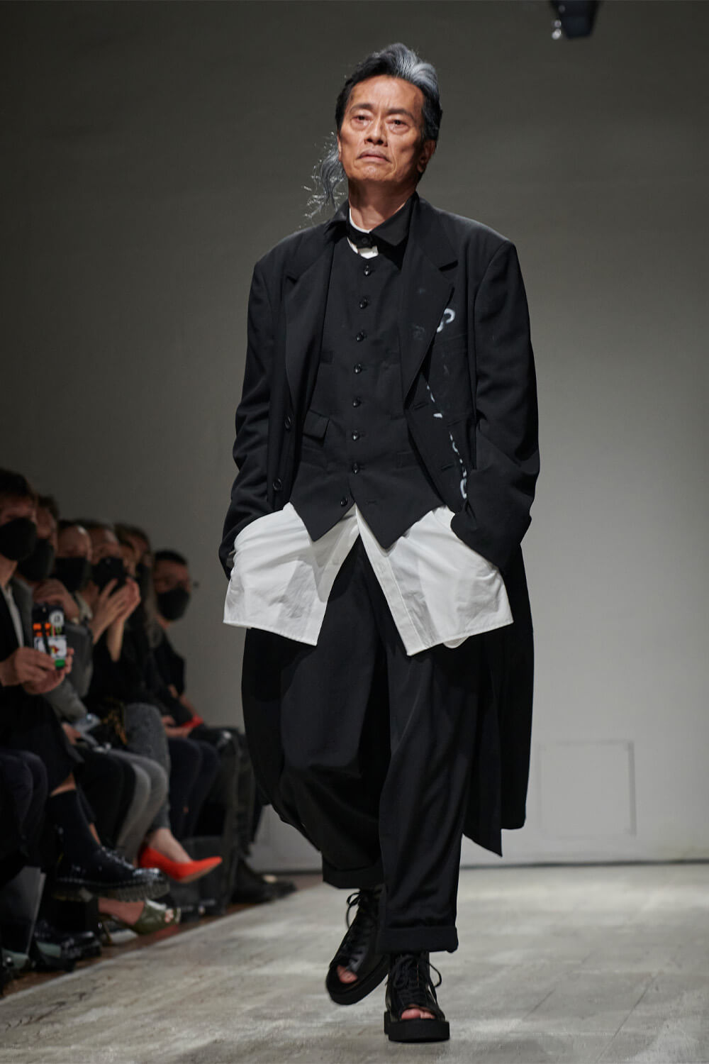 パンツ yohji yamamoto pour homme 21ss look23 パンツ yohji yamamoto