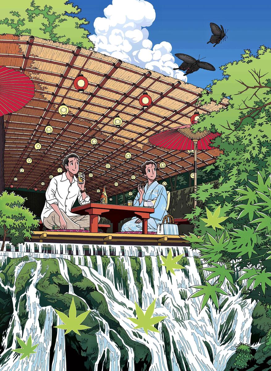 わたせせいぞうさん「色彩の旅だった」画業50周年記念展、大丸京都店