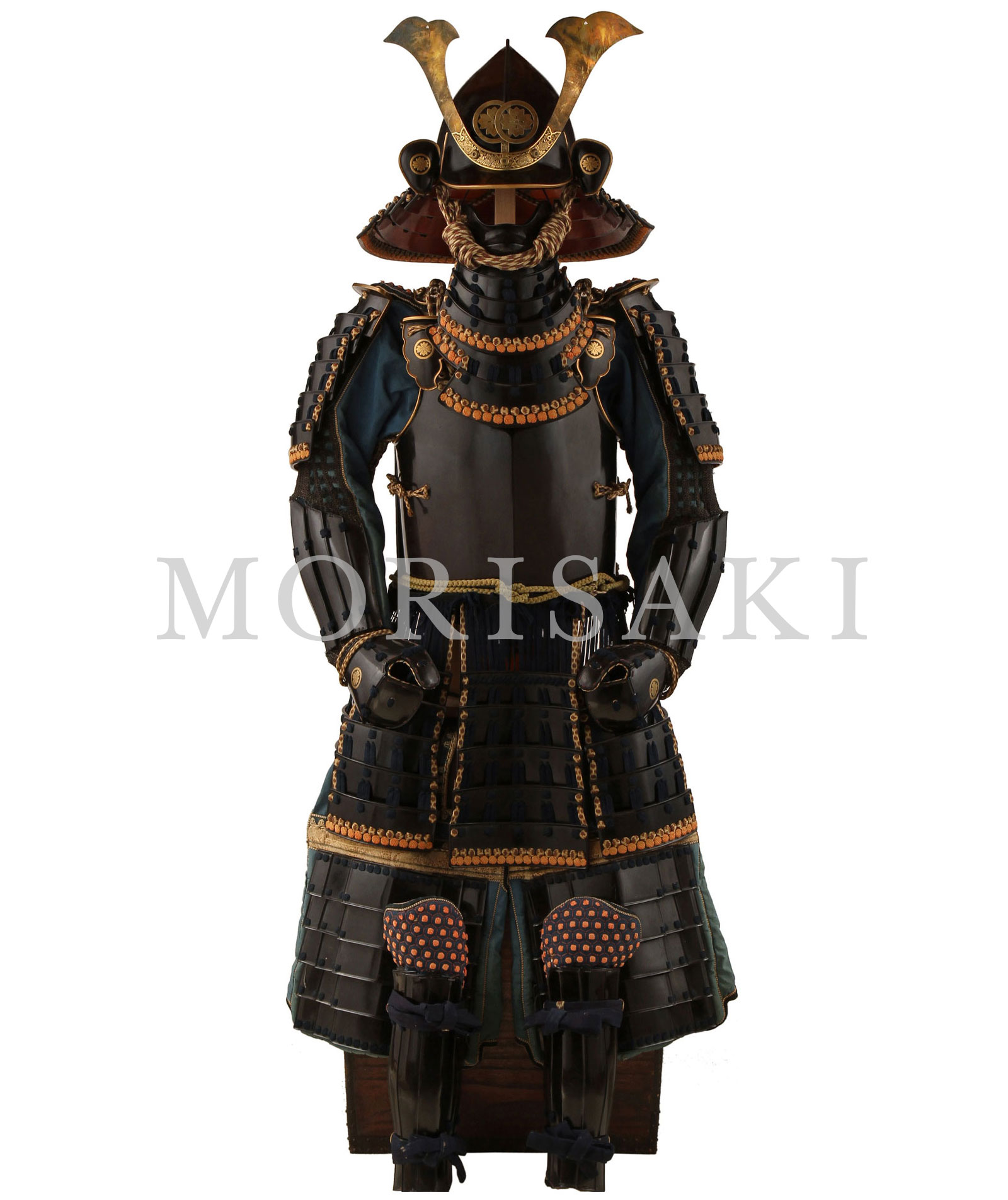 重要無形文化財指定甲冑師森崎昌弘作】黒漆塗二十二