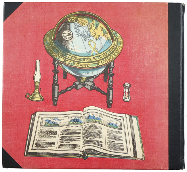 川上澄生・作 蒸気船の時計図（版画） 額、段ボールさし箱付き 川上