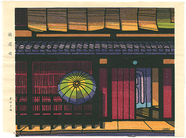 クリフトン・カーフ 木版画 クリフトン・カーフ 「清水寺」木版画 額装