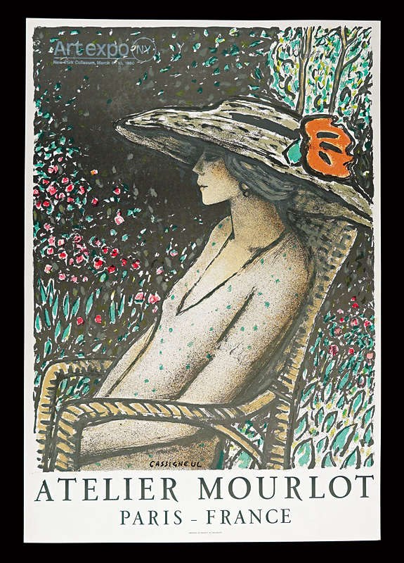 カシニョール ムルロ工房 ヴィンテージリトグラフポスター レゾネに