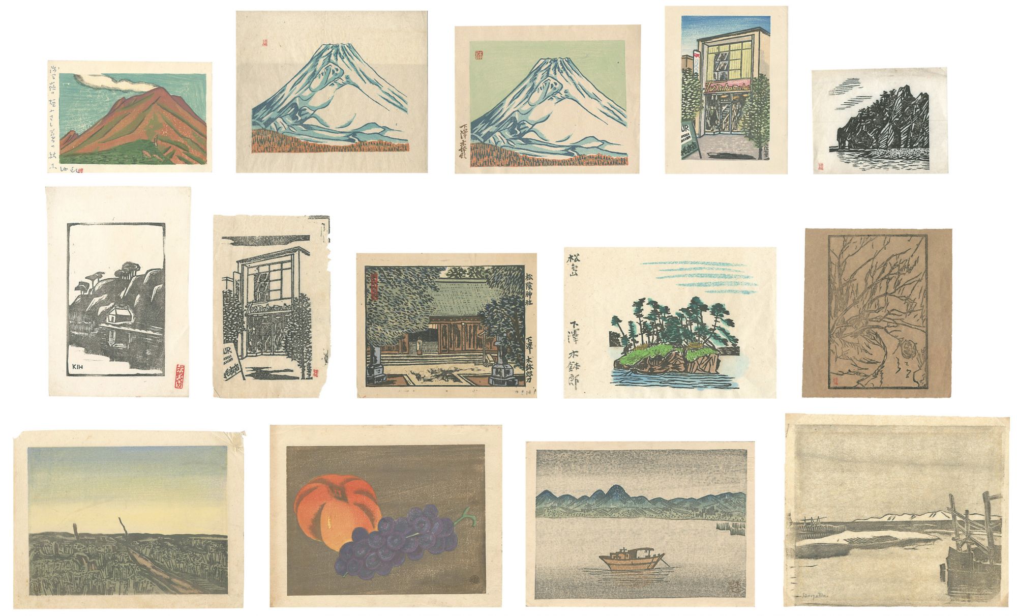 下澤木鉢郎「版画・版画集・画稿」 | 山田書店美術部オンラインストア