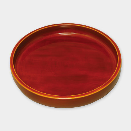 茶盆 9寸 - 飛騨春慶塗 （飛騨高山の伝統工芸） - 山田春慶店