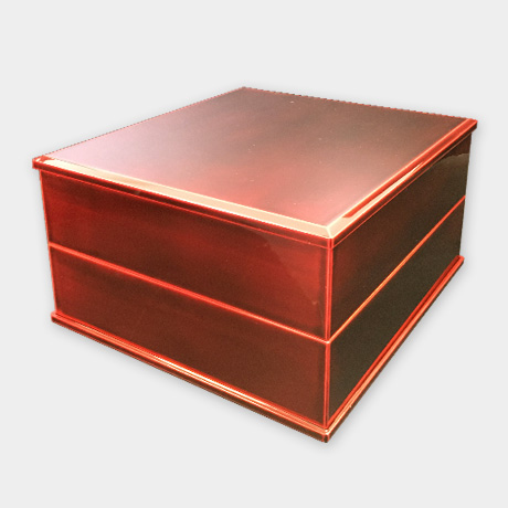 6寸二段重（重箱） - 飛騨春慶塗 （飛騨高山の伝統工芸） - 山田春慶店