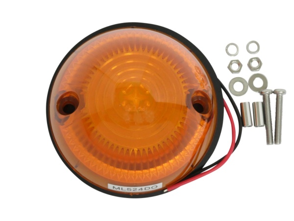 LEDマーカー ドーム型 橙 ML524DO 安全くん - トラックボディパーツ