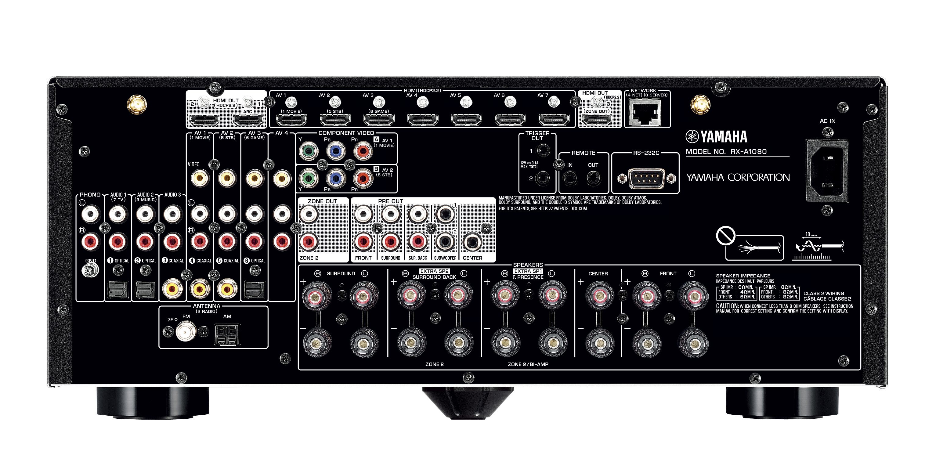 ヤマハ YAMAHA AVアンプ RX-A 1080 RX-A1080 - Overview - AV