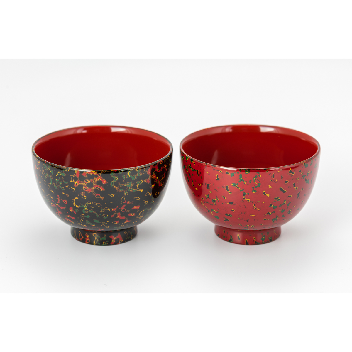 津軽塗 夫婦椀（木乾）呂/茜 小林漆器 | かぜとゆきオンラインショップ