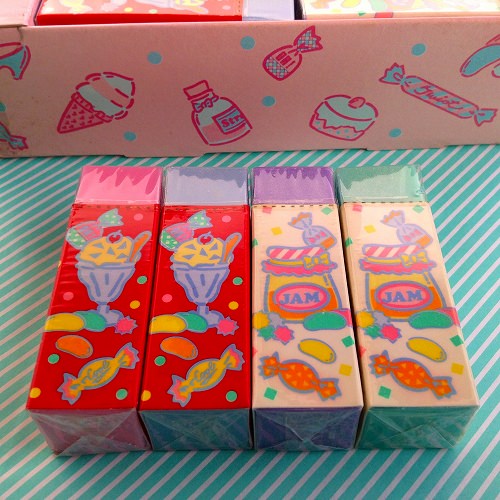 消しゴム】Sweet Candy 消しゴム 4色 / 会津 山内屋商店