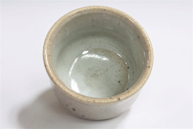 柳瀬美術店 / 12代中里太郎右衛門「斑唐津ぐい呑」共箱[NAKAMZATO