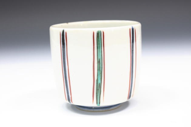 陶芸家 人間国宝 富本憲吉 低處高思 染付 湯呑 明治節 壬午 共箱 記念