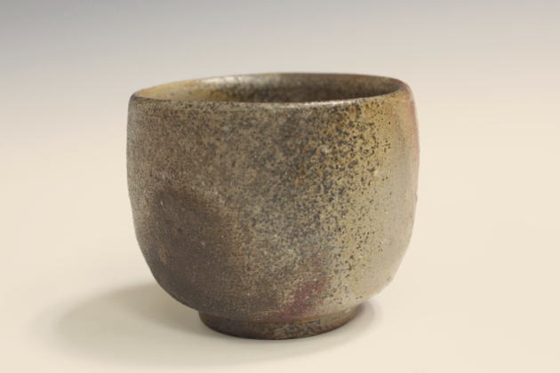 備前焼 中村真ぐいのみ 中村六郎 中村和樹 共箱 共布 栞あり 備前焼