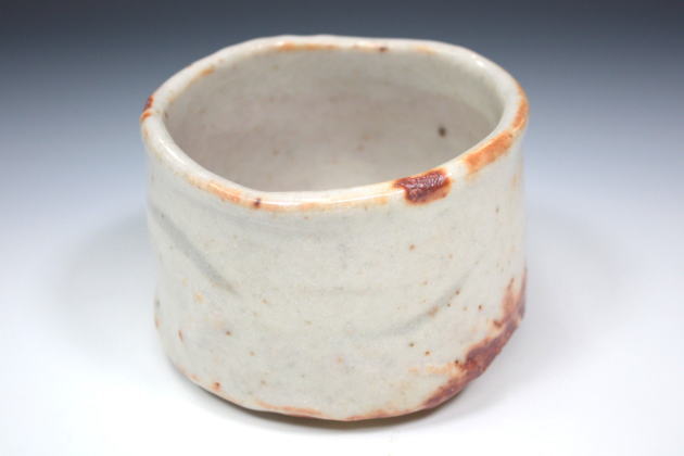 柳瀬美術店 / 加藤重高「志野茶盌」共箱[KATO Shigetaka]Tea bowl