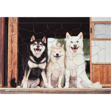 いきいきパズル 縁側のわんぱくトリオ（柴犬）【通販限定