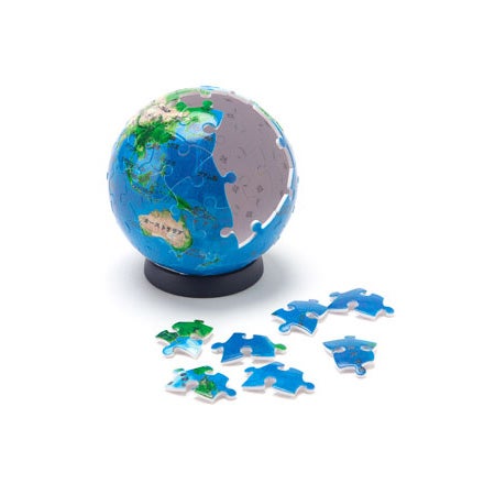 立体3D地球儀パズル ディズニーパズル 3D球体パズル ブルーアース