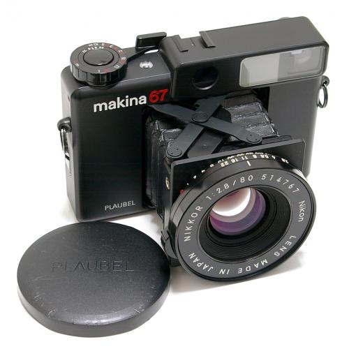 なんと、フィルム付き】Plaubel makina67 マキナ67 美品動作◎ 動作