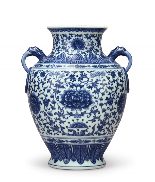 中国美術 磁州窯 纏枝蓮花 梅瓶(HA522) 中国美術 磁州窯 纏枝蓮花 梅瓶