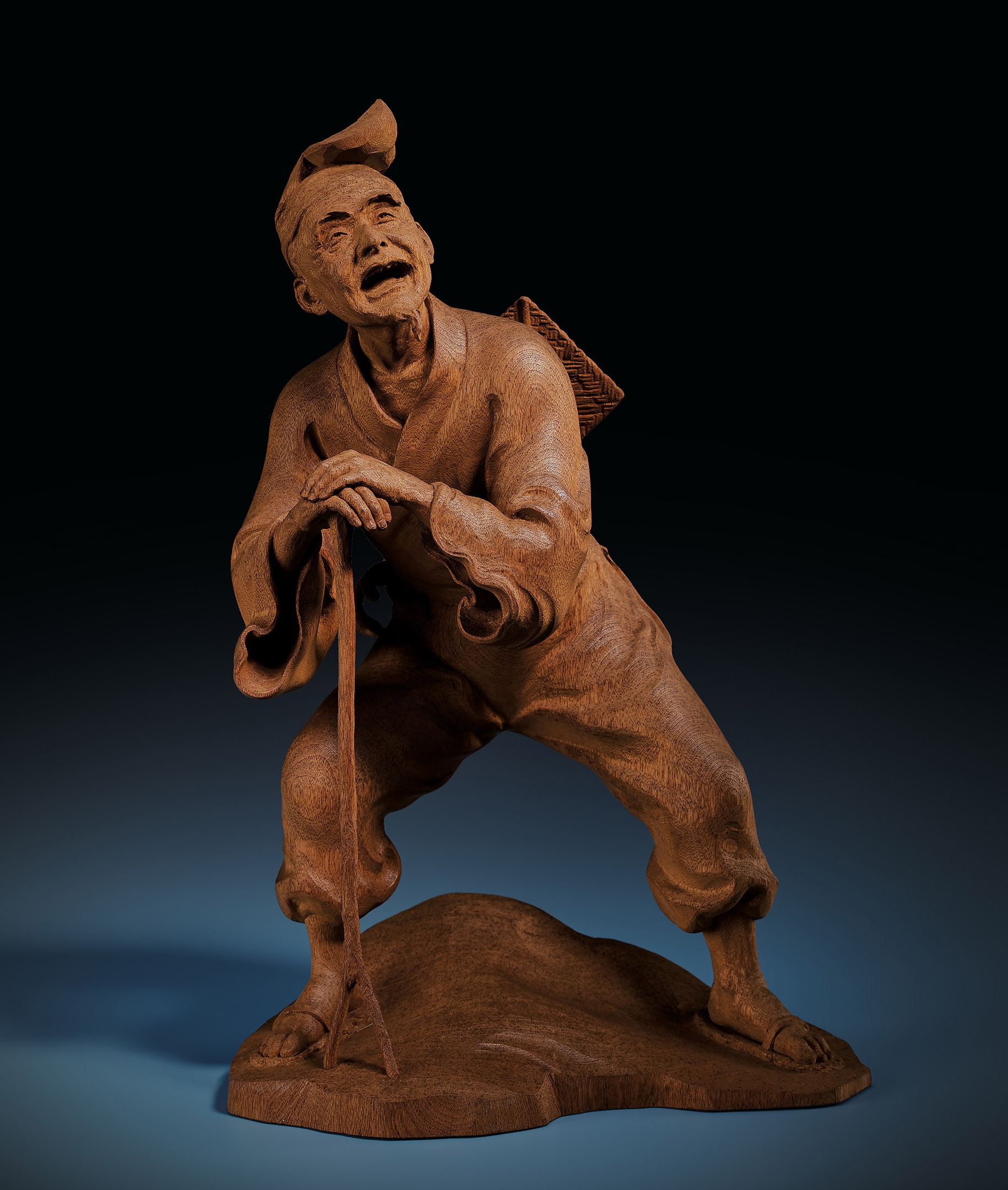 森鳳聲(1867-1933)木雕人物置物-宇珍國際藝術| Yu Jen Taipei重要中國