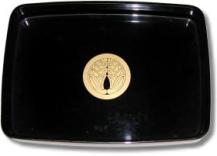 広蓋 家紋入り(越前塗)｜結納ドットコム