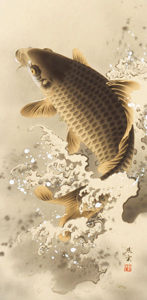 掛け軸 日本画 肉筆絹本 掛軸 山口芳月『序の舞』美人図 日本画