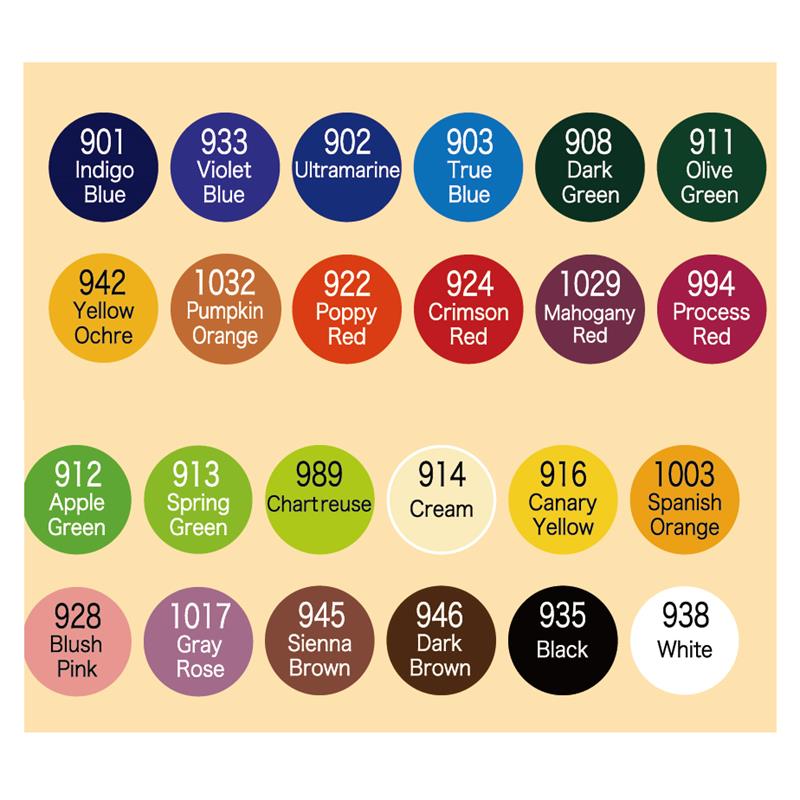 カリスマカラー 色鉛筆 24色 ベーシック×モードカラーセット | ゆめ画材
