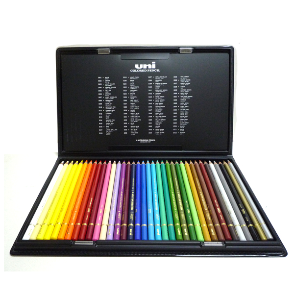 uni Pericia 油性色鉛筆 36色セット UNI鉛筆 Pericia 油性色鉛筆 36色