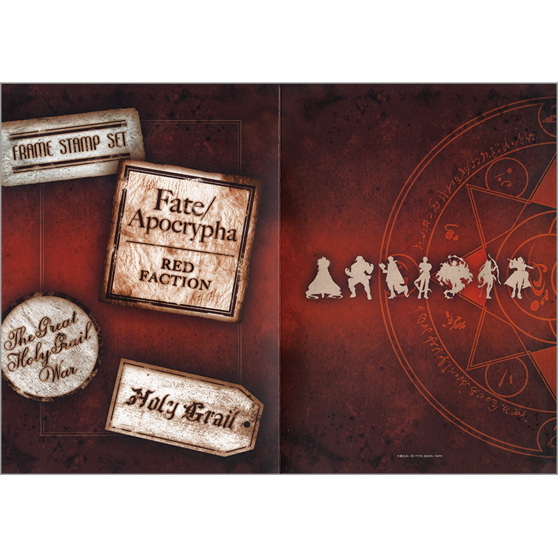 非売品】Fate/Apocrypha 赤の陣営 先着購入特典 ポスター7種 非売品