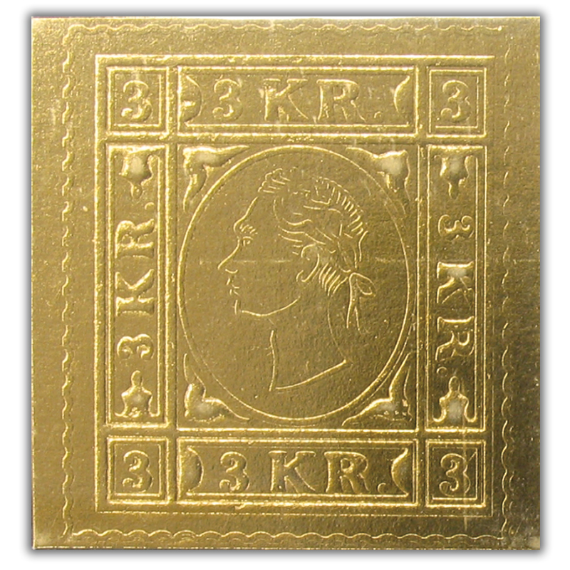 モスバーガー40周年純金切手型カード モスバーガー40周年純金切手型