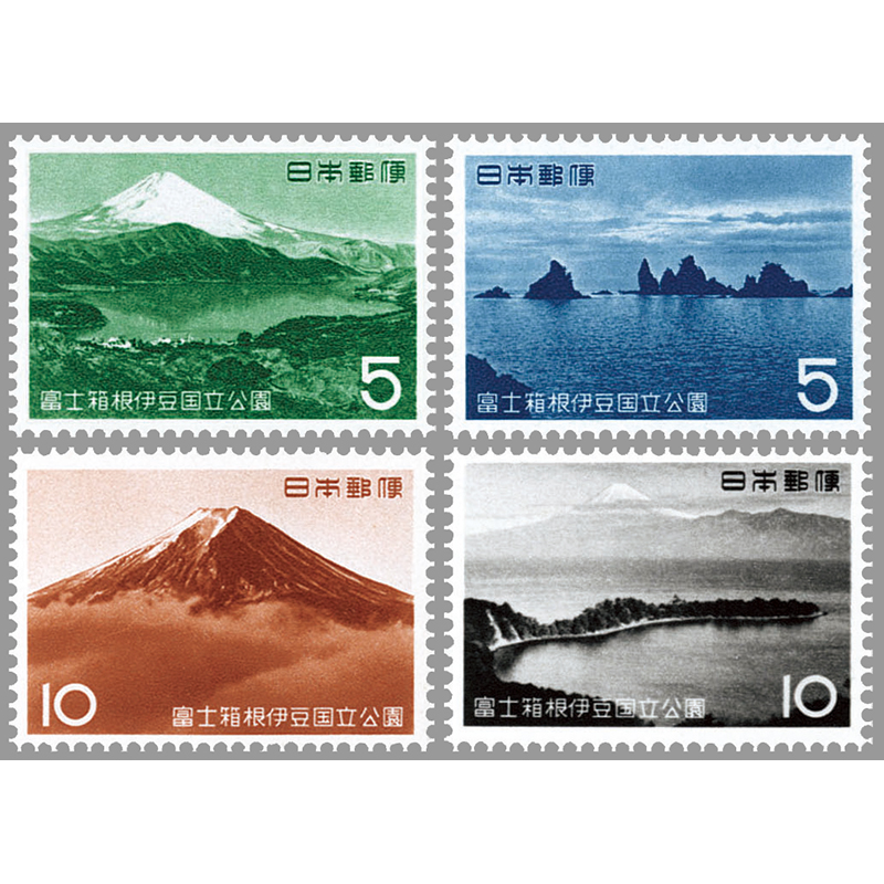 使用済み切手 国立公園記念切手 8種各約100枚づつ dd062 使用済み切手