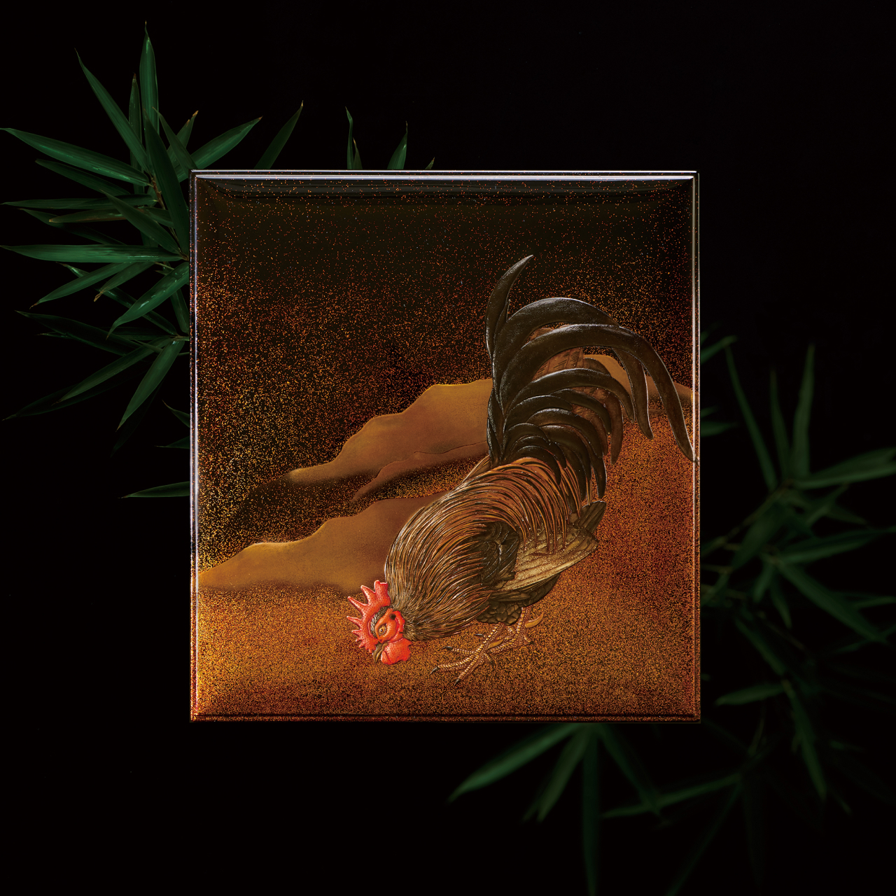 君が代蒔絵硯箱平安象彦