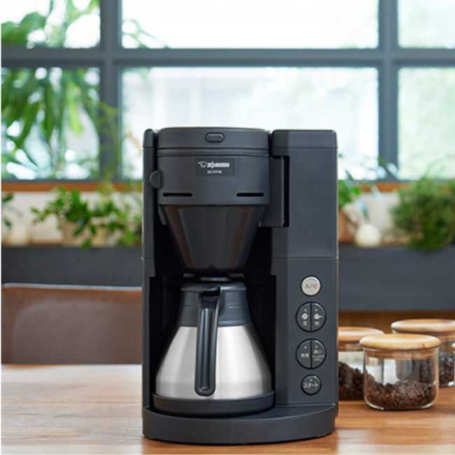 コーヒーメーカー 珈琲通 全自動タイプ ミルつき 4杯 品番：EC-RT40 色