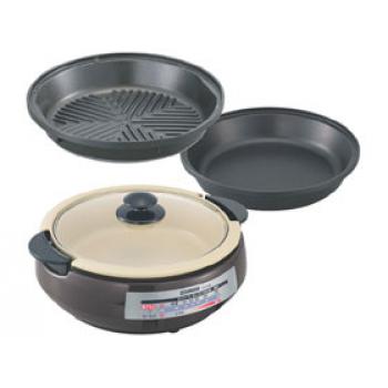 未使用品】象印 EP-PS35-TA 土鍋風調理器具 グリルなべ ごちそう3枚