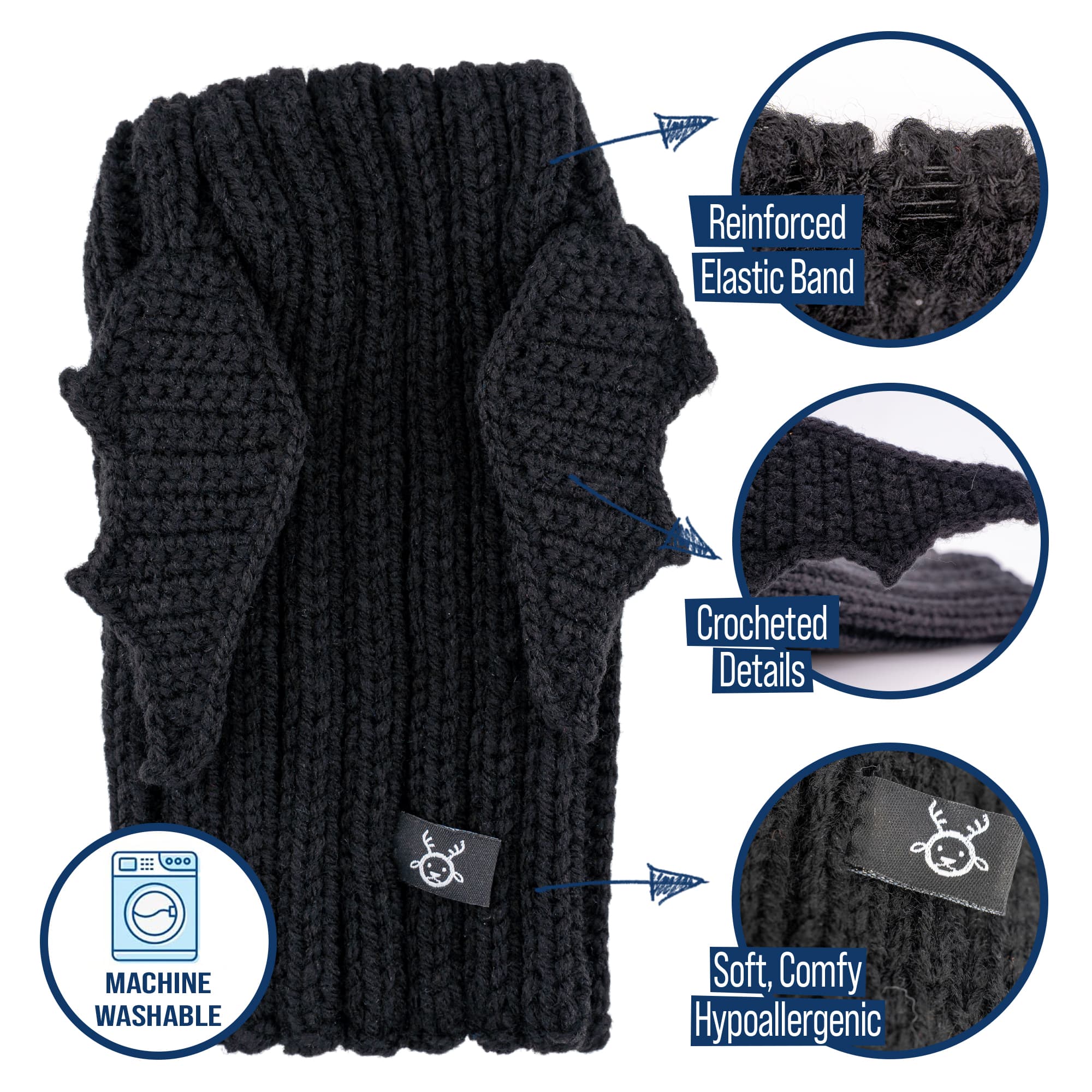 Bat Zoo Snood - The Viral Cute Crochet Dog Snood Costume to Keep