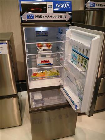 561 アクア 大型冷蔵庫 容量300L〜400L 右開き 4ドア 美品 家電の