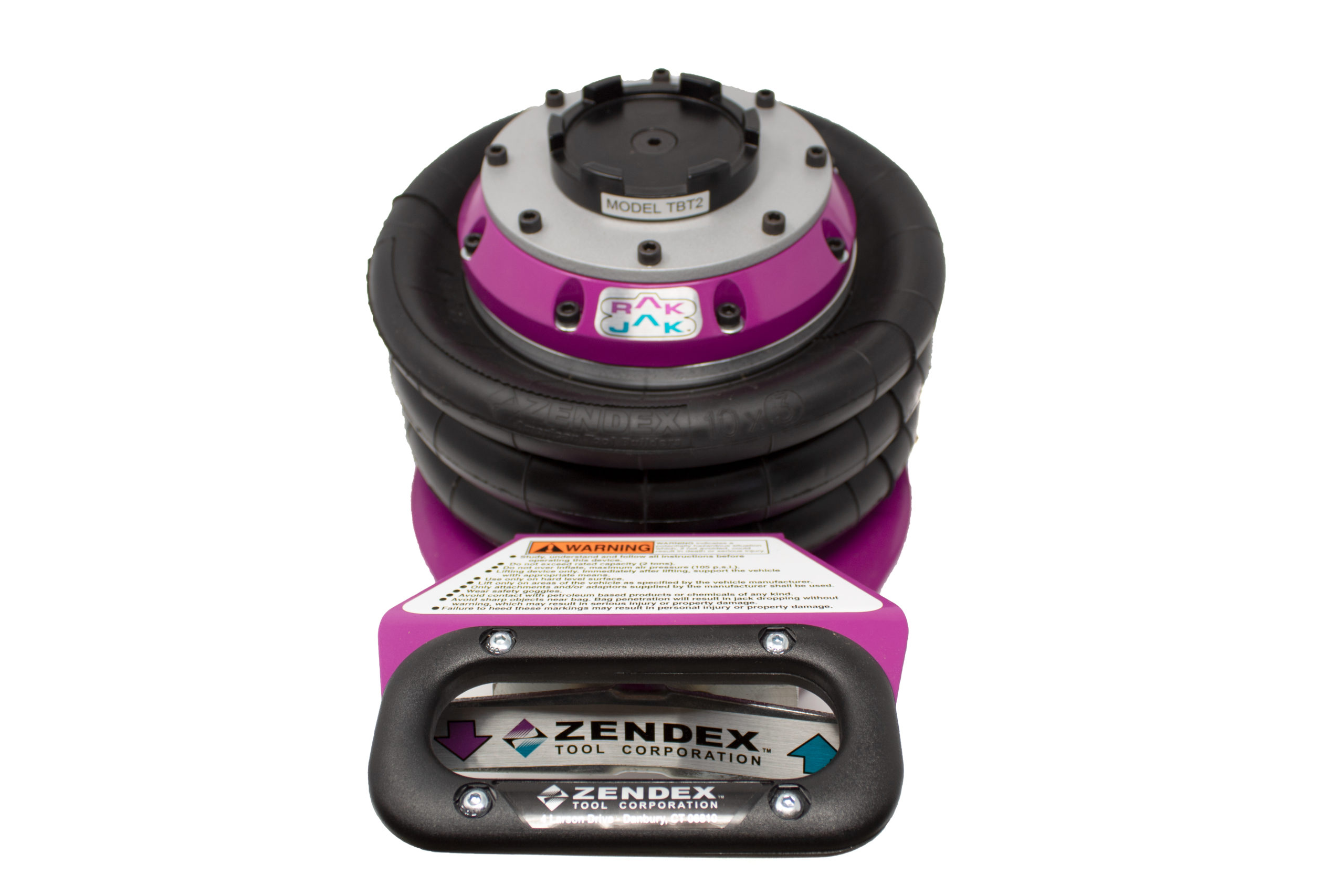 RakJak™ 2 Ton 3 Bag Air Jack - Zendex Tool Corp