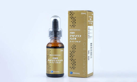 動物用栄養補助食品 「犬猫用アガリクスバイオ スーパーリキッド」新