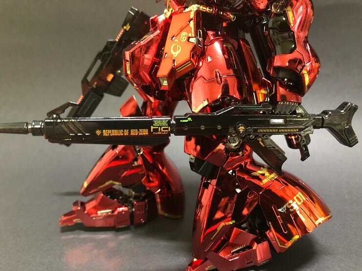 Delpi-Decal RG Sazabi All Gold Holo Decal - Zeonmarket