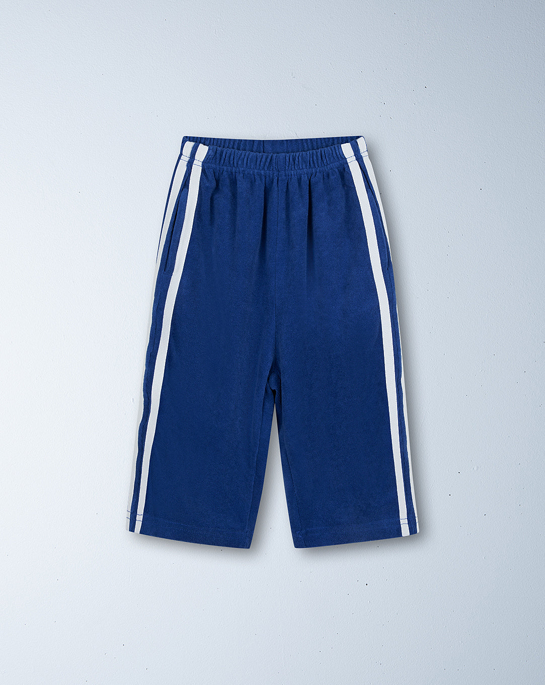 twin stripe terry pant | blu – ZIGGY ZAZA