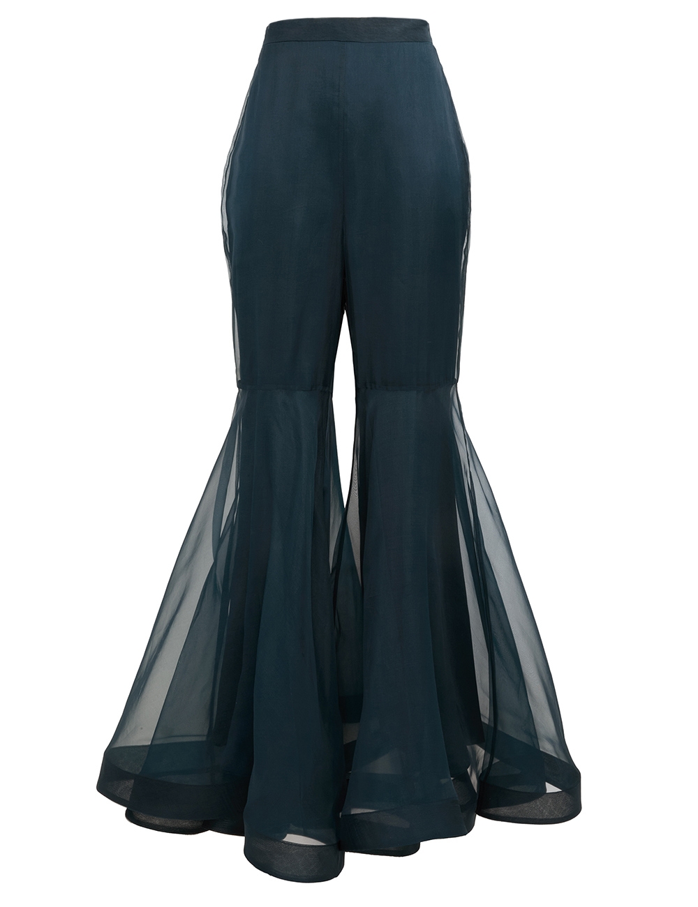 Rebellion Lantern Flare Pant Teal Online | Zimmermann