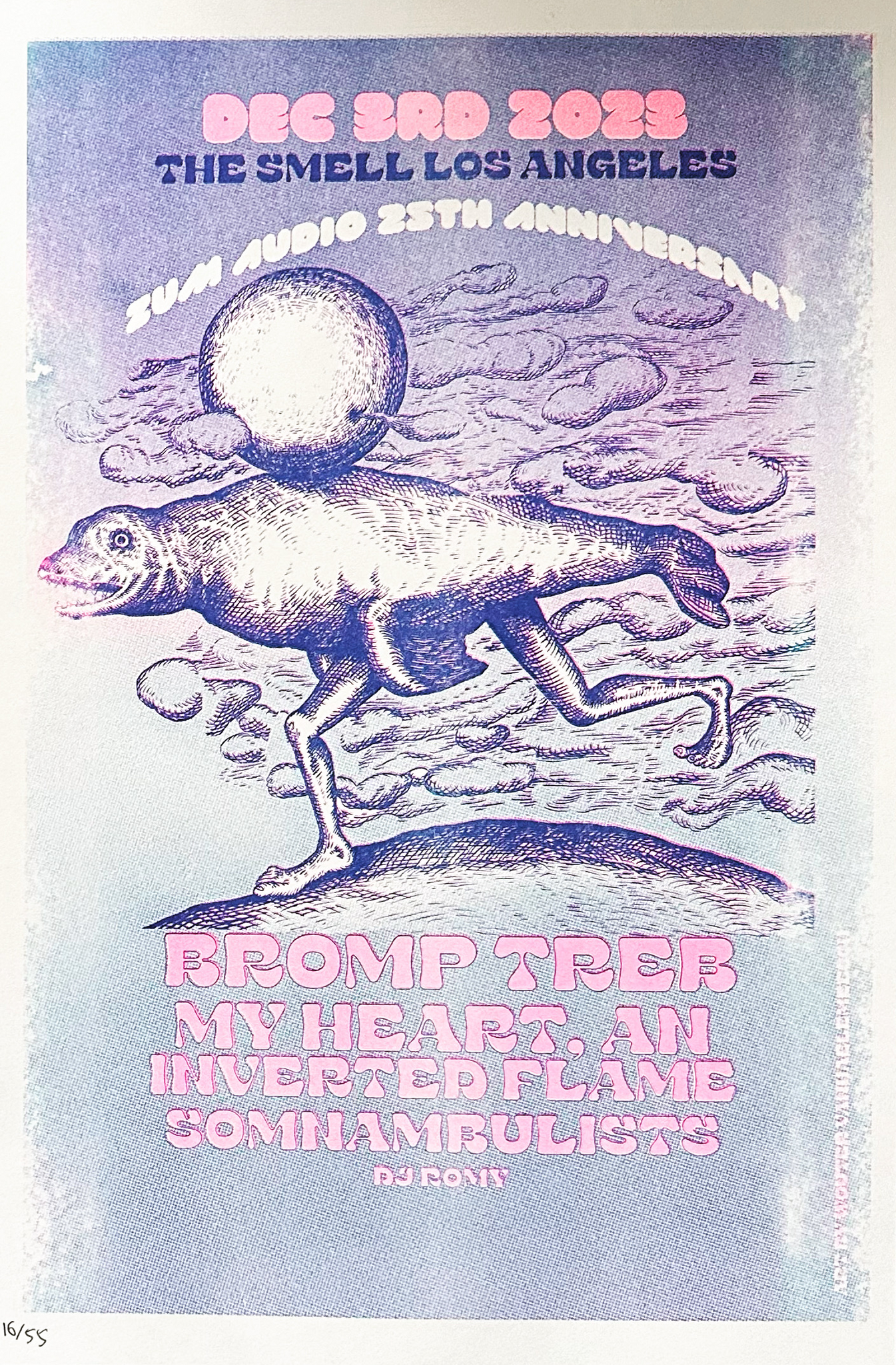 Zum 25th Anniversary Risograph posters